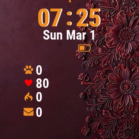 Red Wall Floral · Screenshot 2