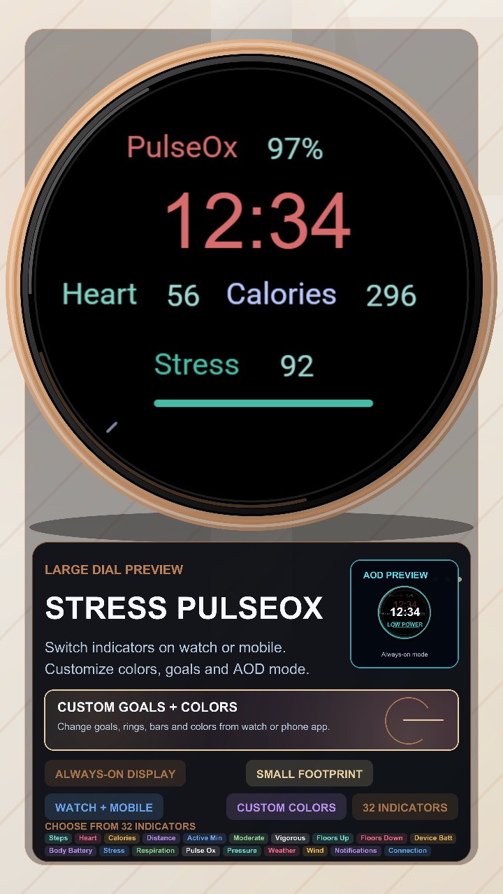 Stress PulseOx · Screenshot 0