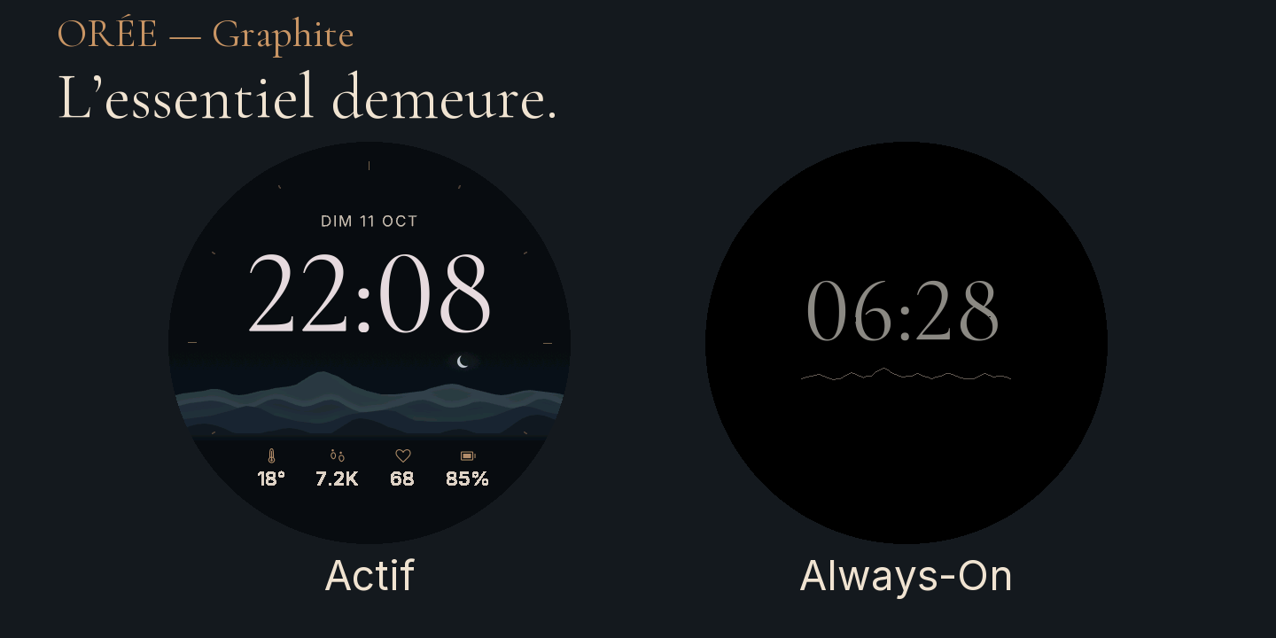 ORÉE — Graphite Preview · Screenshot 4
