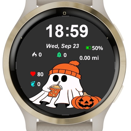 White Ghost Orange Hat Pumpkin · Screenshot 0