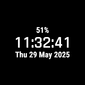 Seconds Watchface · Screenshot 0
