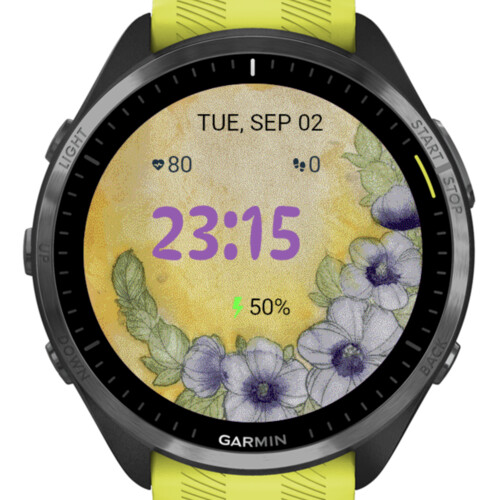 Violet Petals Glow – Hand-Painted Purple Floral · Screenshot 1