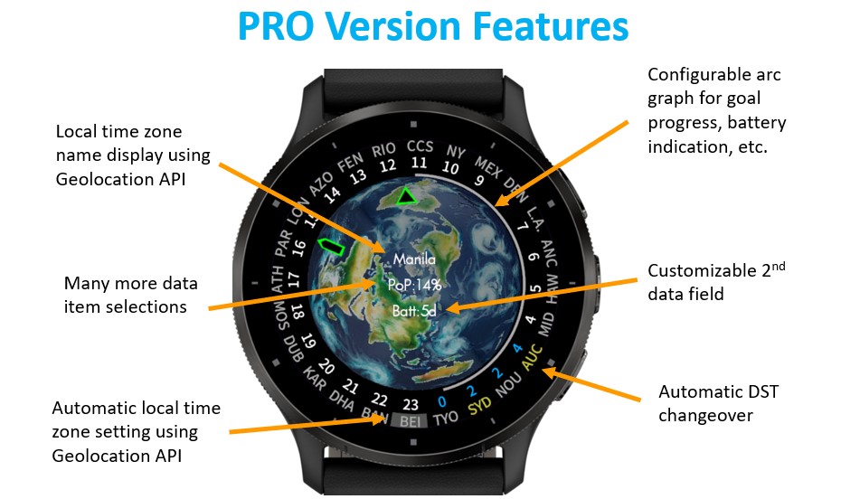 Blue Marble Worldtimer · Screenshot 2