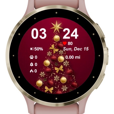 Red Winter Christmas Tree · Screenshot 0