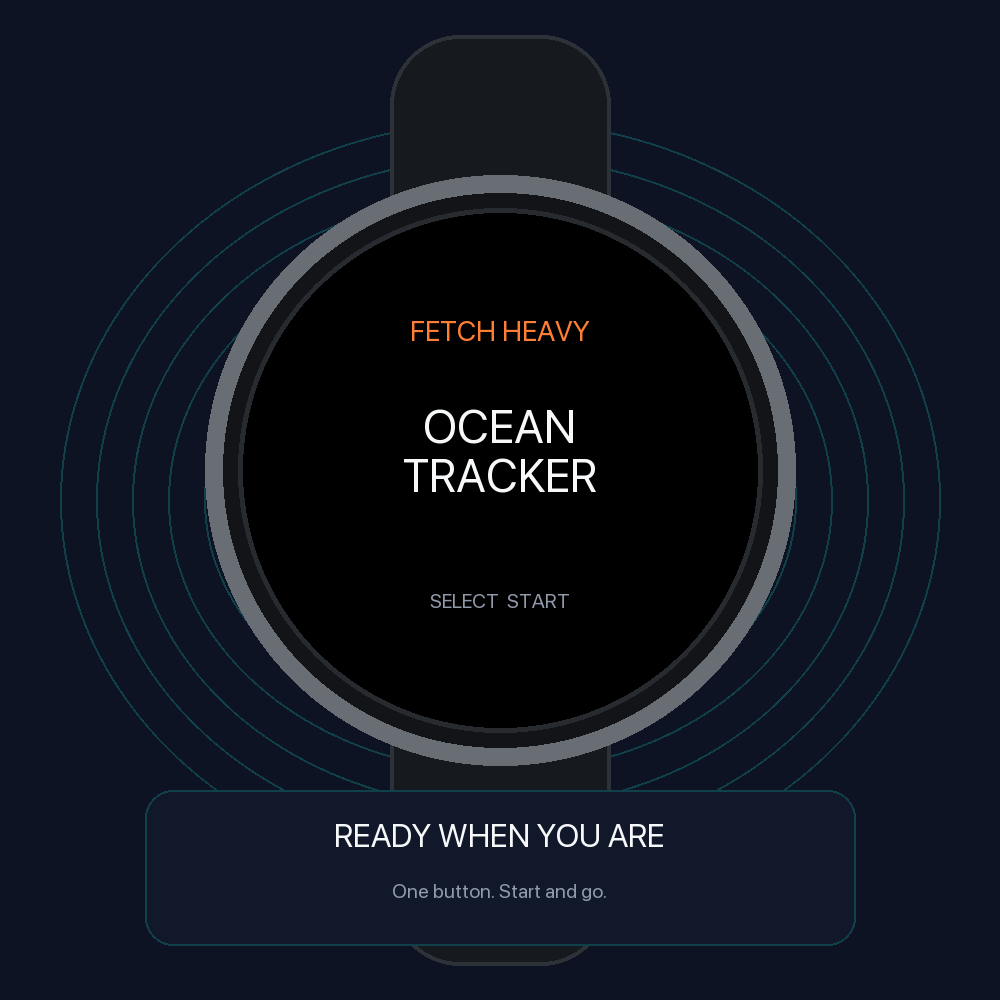 Fetch Heavy Ocean Tracker · Screenshot 0