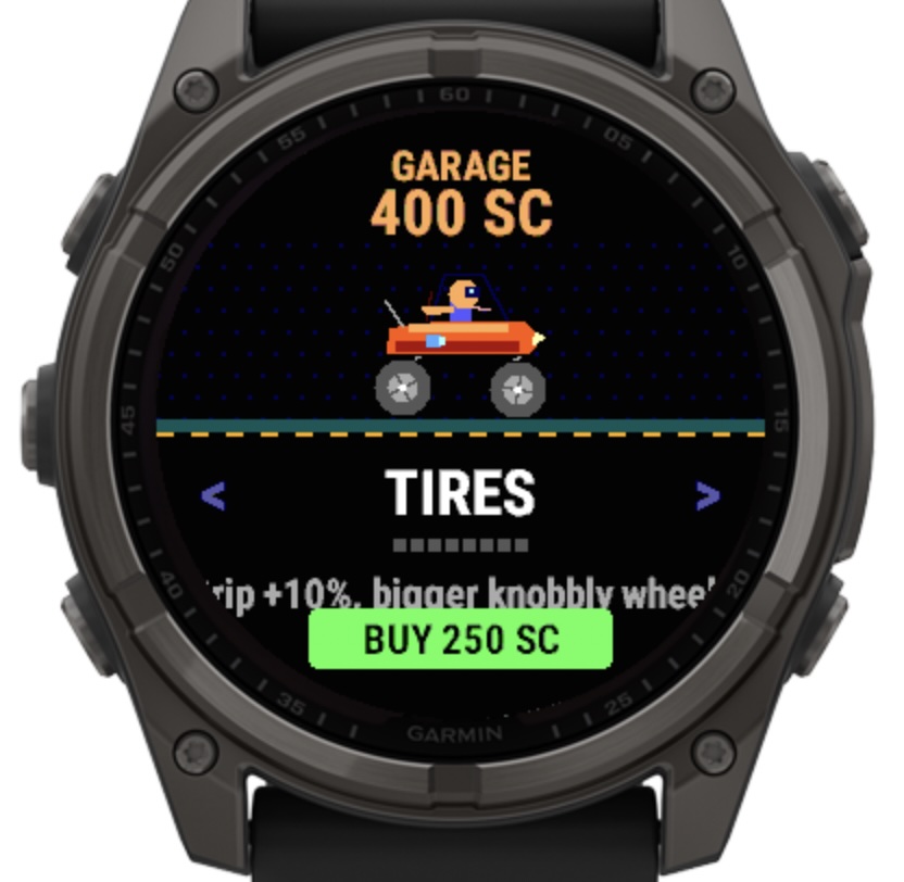 Bumpy Ride: Step-Powered Hill Climb · Screenshot 0