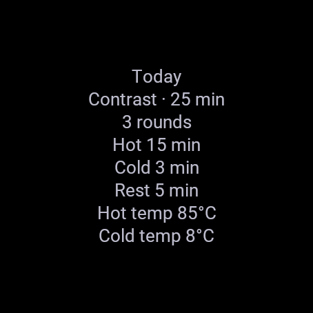 Hot Cold: Sauna & Cold Plunge Tracker · Screenshot 4