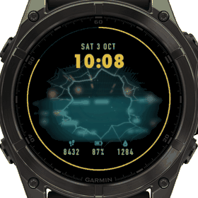 Watchmen Falling Smiley Pin Live Watch Face · Screenshot 0