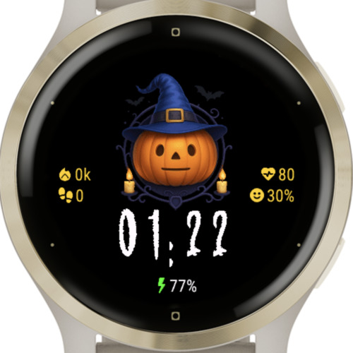 Witch Pumpkin Adaptive Halloween · Screenshot 0
