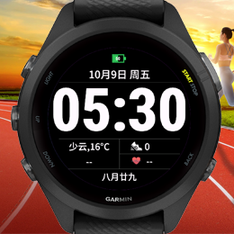 七彩极简数字表盘：一眼看清时分，顶部电量，中间步数和心跳，底部农历【完全免费】 · Screenshot 2