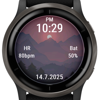 Mountain Watchface · Screenshot 2