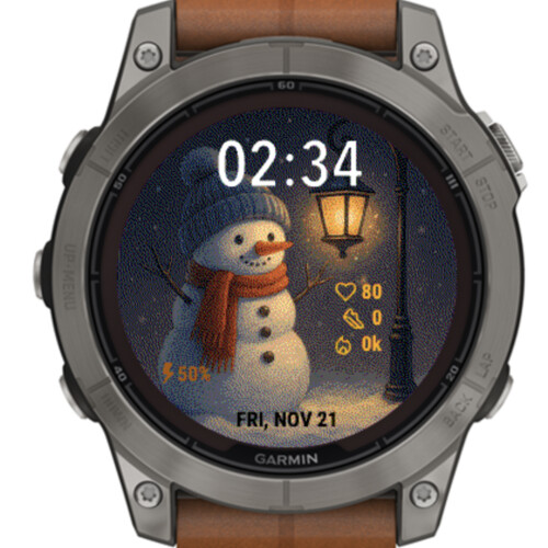 Snowman Under the Lamp · Screenshot 1