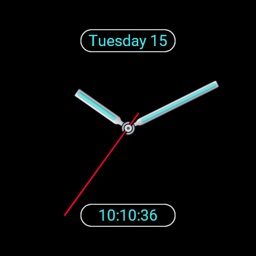 AMOLED Lines - Minimal Color Vector -  Ice · Screenshot 1