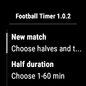 Football Timer · Screenshot 0