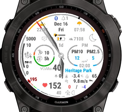 AirGlanceWF-Full (Watchface with Air Quality Info) 5