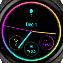 Neon Knights Watch Face · Screenshot 0