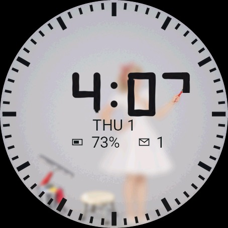 Clockkeeper – Painted Time Watch Face · Screenshot 2