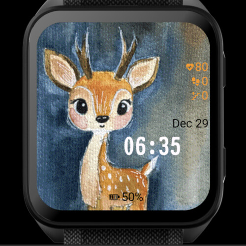 Winter Deer Watercolor · Screenshot 1