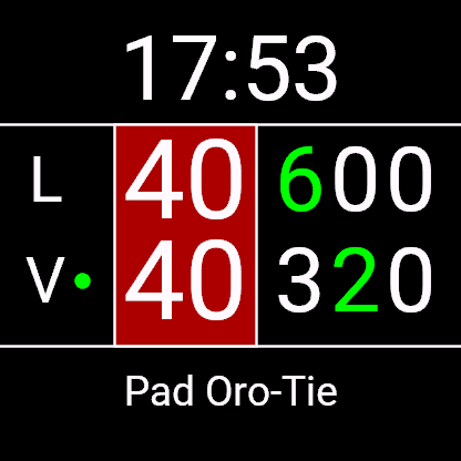Tennis/Padel Activity with Score and more · Screenshot 1
