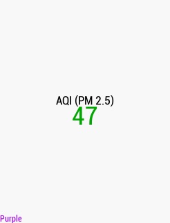 Air Quality data field screenshot 3