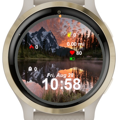 View Mountains Reflected Water · Screenshot 0