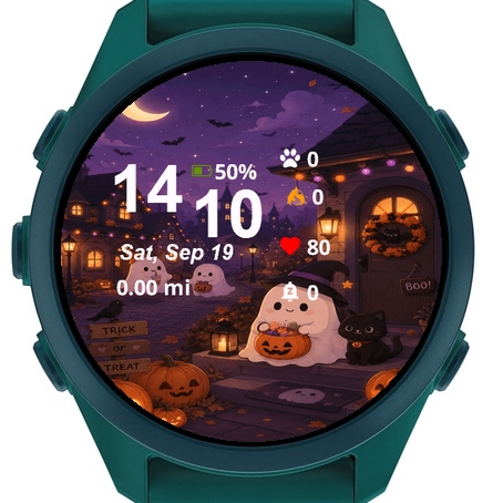 Purple Night Scene Halloween · Screenshot 1