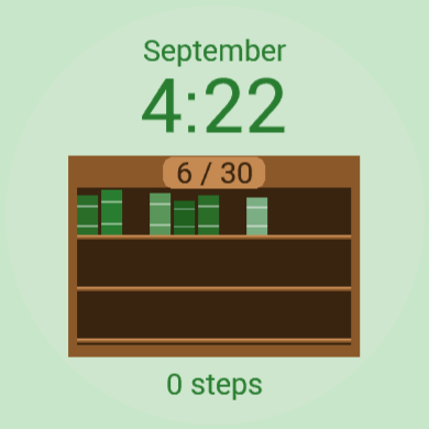 Steps Book Shelf · Screenshot 1