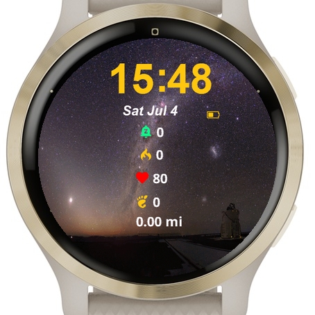 Milky Night Sky · Screenshot 0