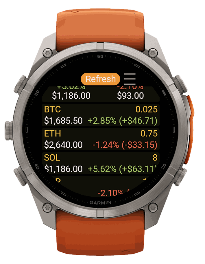 Crypto Portfolio · Screenshot 3