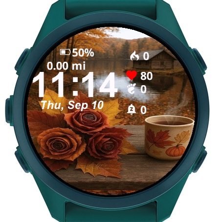 Cup Coffee Some Leaves Table · Screenshot 1