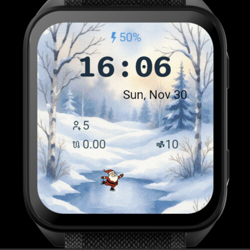 Winter Skating Santa · Screenshot 1
