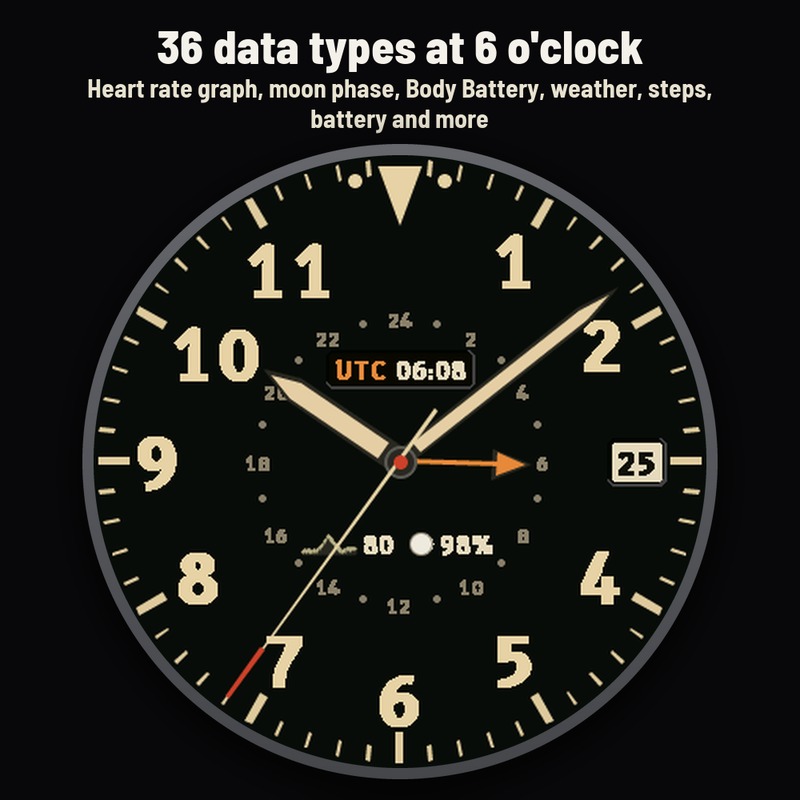 飞行员 Pilot Pro – Astra 表盘，GMT 与 UTC · Screenshot 2