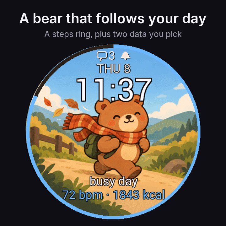 Day Mood - Mood Watch Face · Screenshot 0