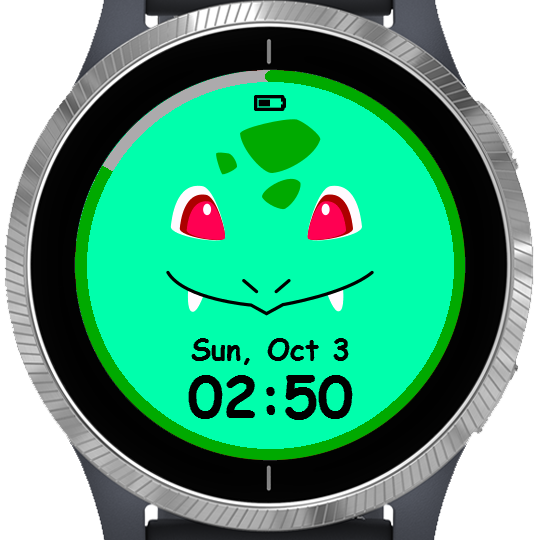 Pokemon Family Pikachu, Eevee/Evoli and more Garmin watch face