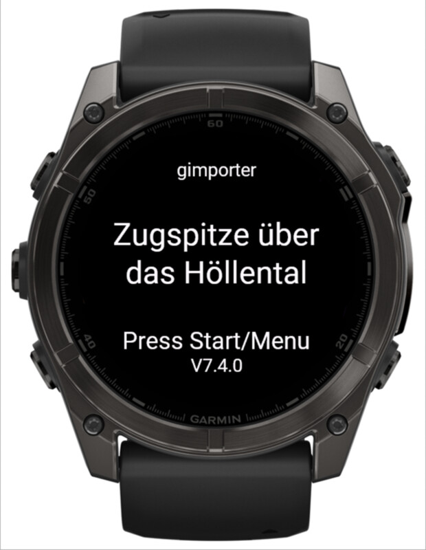 gimporter widget - Import FIT/GPX from Android · Screenshot 0