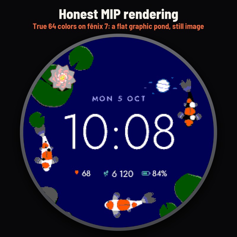 Astra Koi Free – 动态禅意日式锦鲤表盘 · Screenshot 3