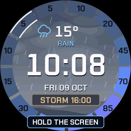 SKYRING — Weather Sky & 12-Hour Forecast Ring · Screenshot 2