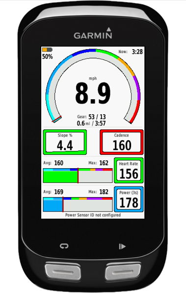 Garmin edge 520 power meter clearance