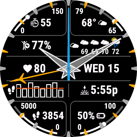 Aries Analog - Activities | Sensors | Weather 2