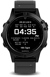 Digital age Garmin watch face