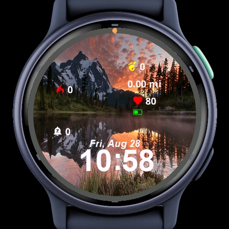 View Mountains Reflected Water · Screenshot 2