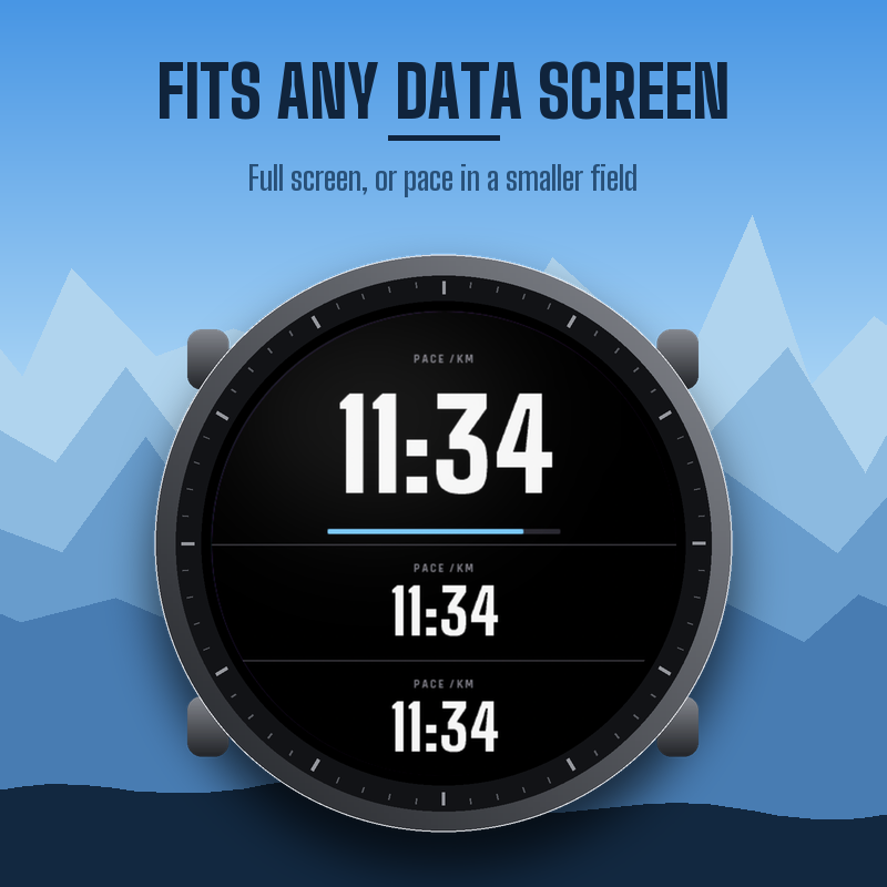 PACEBOARD WALK: Walking and Hiking Data Field · Screenshot 4