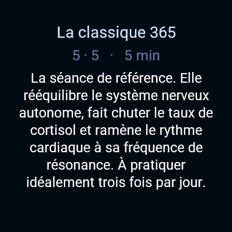 Cohérence cardiaque · Screenshot 3