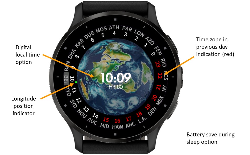 Blue Marble Worldtimer 2 · Screenshot 1