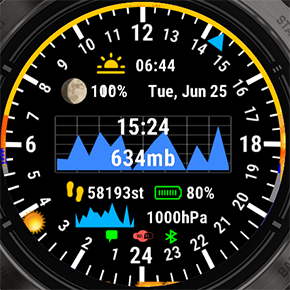 Celestial Pilot (24h Display) · Screenshot 0
