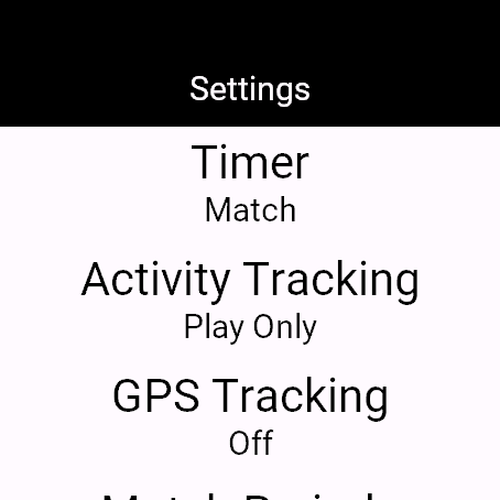 WetfeetApps Field Hockey Timer · Screenshot 4