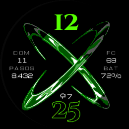 FERXXO X Watch Face - Green Print · Screenshot 4