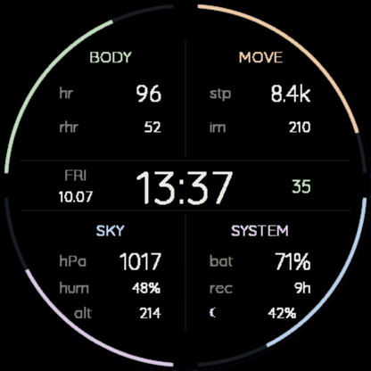 Quadra - Body, move, sky, system — quartered · Screenshot 0