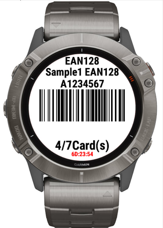 BarCode PARKRUN WIDGET 3