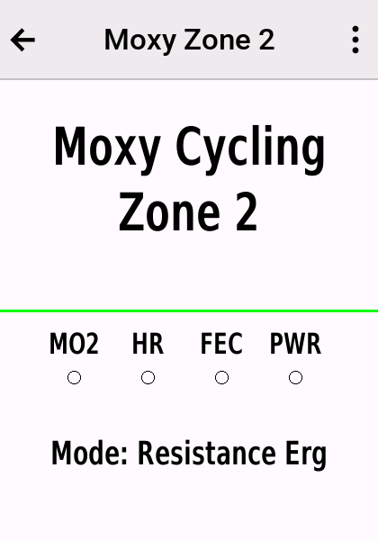 Moxy Cycling Zone 2 · Screenshot 0